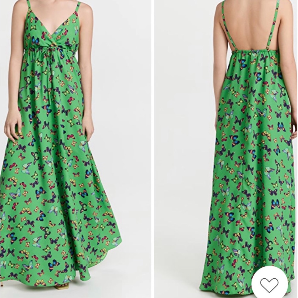 L’AGENCE
Sachi Butterfly Print Maxi-Dress